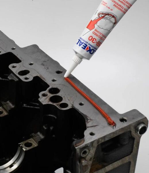 Loxeal 59-30 Silikon Sıvı Conta Kırmızı 75ML