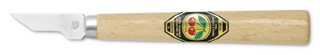 KIRSCHEN Two Cherries Ufak Eğri Ağız Ahşap Oyma Bıçağı (3356000)