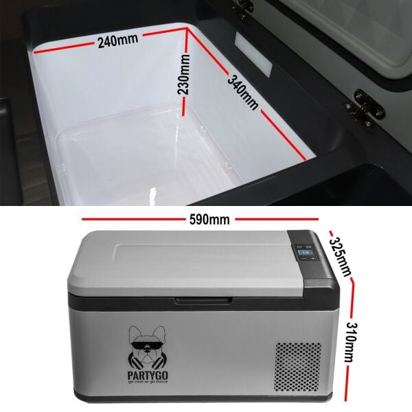 PARAGO PG21 Kompresörlü Araç Buzdolabı 21 Litre 12/24 Volt