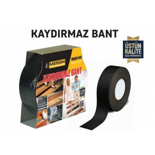 Kaydırmaz Bant 25mmx15 mt - Gri