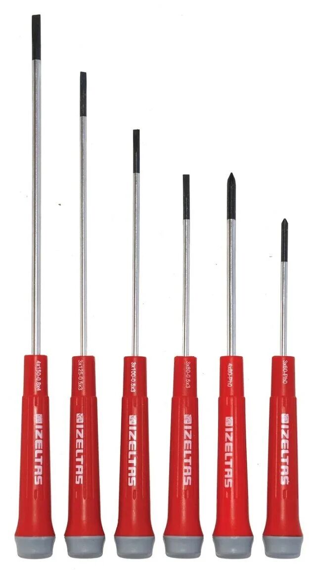 İzeltaş- Elektronikçi Tip Klemens Tornavida Seti 6 Parça - 4500008106