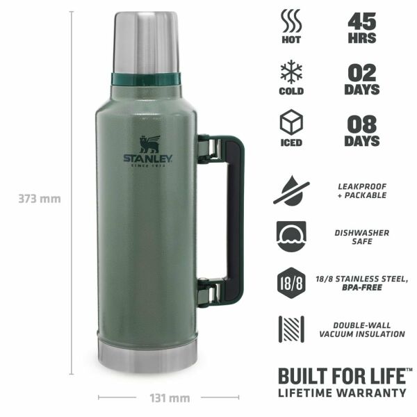 STANLEY Klasik Vakumlu Paslanmaz Çelik Termos 1.9