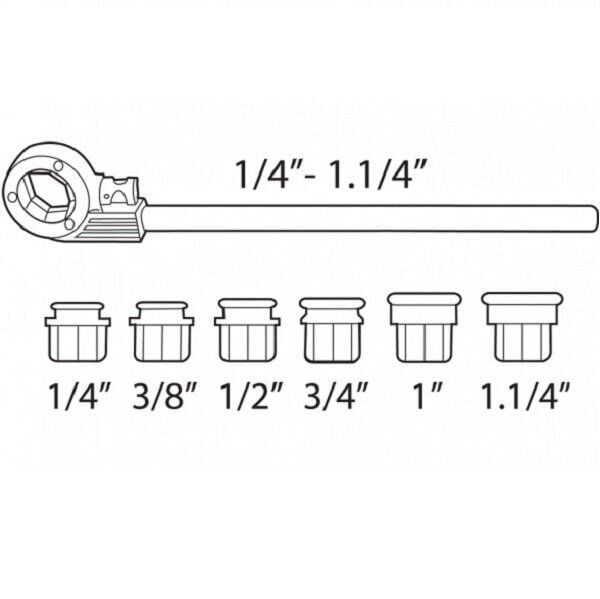 SUPER EGO Pafta Takımı 1/2''-1.1/4''
