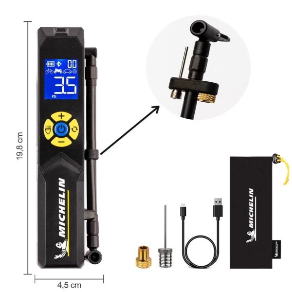 MICHELIN MC33382 Şarjlı Taşınabilir Hava Pompası 150 Psi