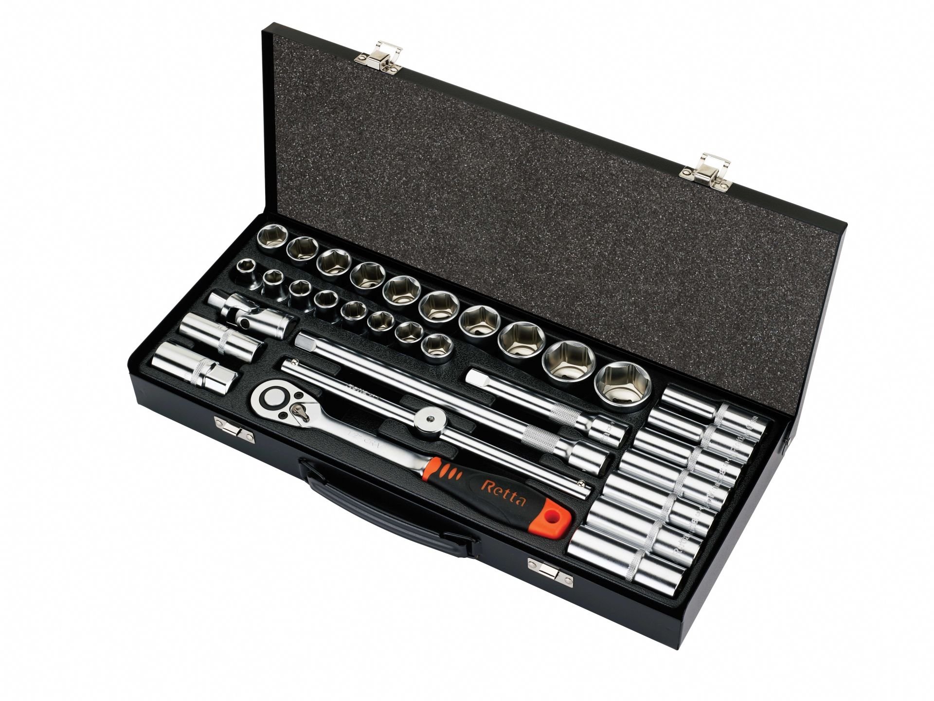 Retta 1/2'' Lokma Takımı 6 Köşe Standart 25 Parça RLT2502