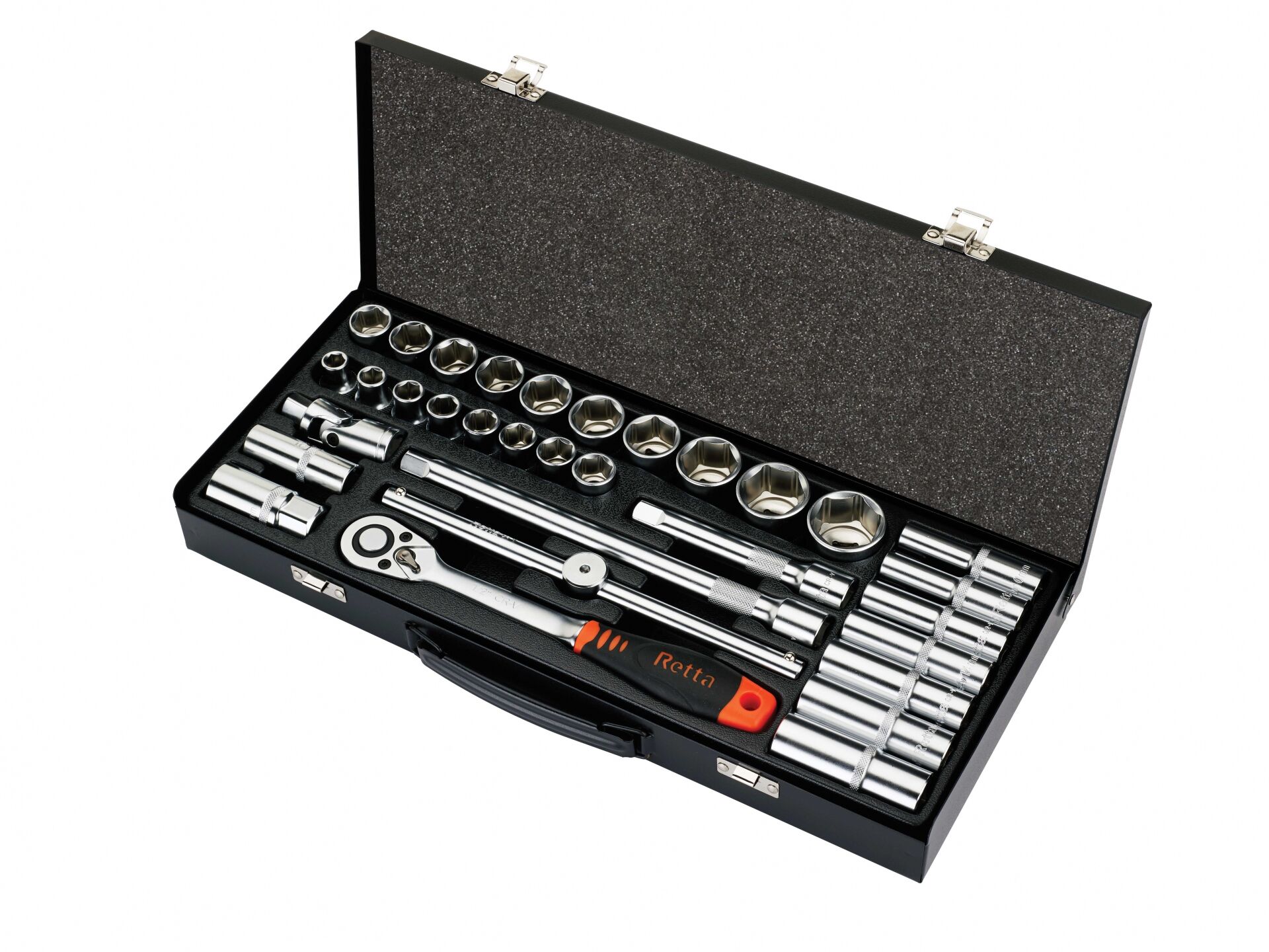 Retta 1/2'' Lokma Takımı 6 Köşe Standart 25 Parça RLT2502