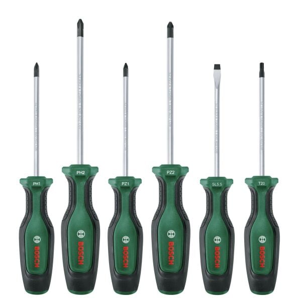 BOSCH 6 Parça Tornavida Takımı (1600A027PM)