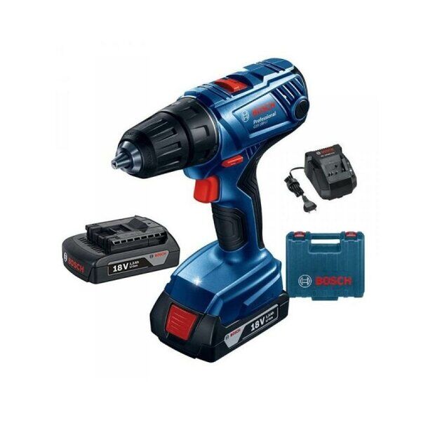 Bosch GSR 180 18V Li-ion Akülü Delme Vidalama Makinesi 2x2.0Ah - 06019F8109
