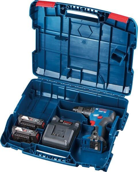 BOSCH GSR 18 V-50 Kömürsüz Motorlu Şarjlı Matkap 18 Volt 2.0 Ah Çift Akü