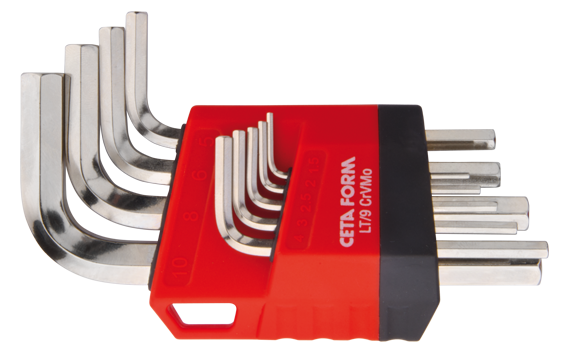 CETA-FORM LT/9 Kısa Alyan Anahtar Takımı 9 Parça