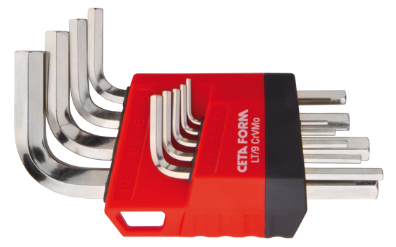 CETA-FORM LT/9 Kısa Alyan Anahtar Takımı 9 Parça