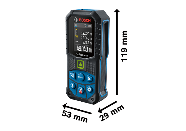 BOSCH GLM 50-27 CG Yeşil Işıklı Lazer Metre 50 Metre