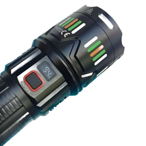 POWERDEX PD-12800 Şarjlı Zoomlu El Feneri 4500 Lümen