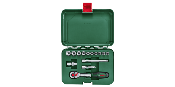 BOSCH 14 Parça 1/4'' Lokma Takımı (1600A02BY0)