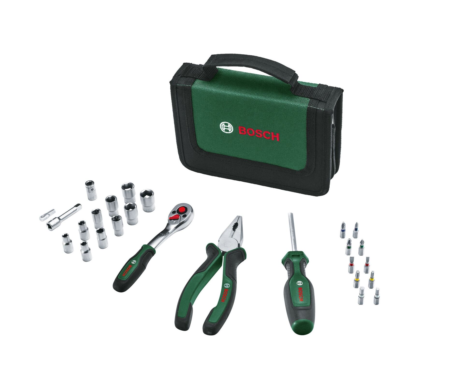 BOSCH 26 Parça Lokma - Bits ve Pense Alet Seti (1600A02BY2)