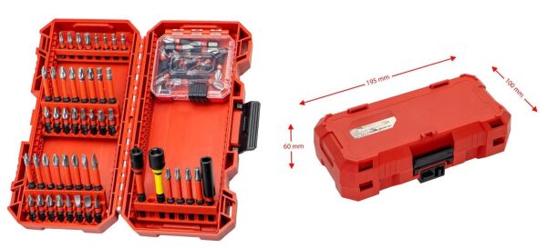 NEXON 6521 Adaptörlü Bits Uç Vidalama Seti 72 Parça (Minibox Kutulu)