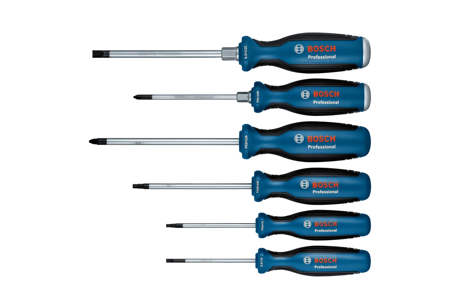 BOSCH Profesyonel 6 Parça Tornavida Takımı (1600A02CV3)