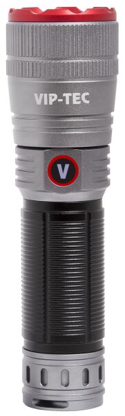 VIPTEC VEGA LT Şarjlı Uzun Menzilli Alüminyum El Feneri 1000 Lümen (VT891207)