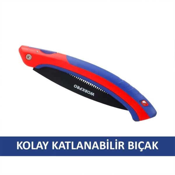 WORKPRO Katlanabilir Ağaç Budama Testeresi 250 mm (WP333003)