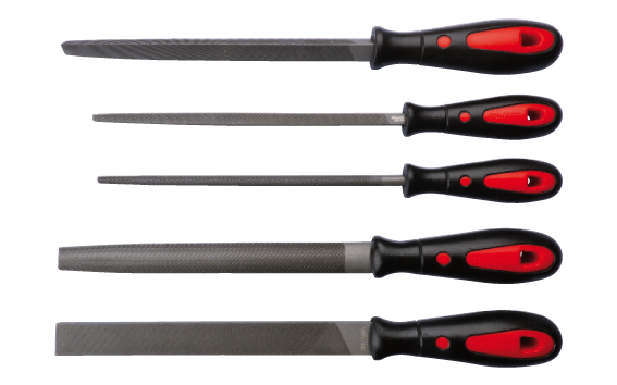 CETA-FORM J72-0851B Kalın Diş Eğe Takımı 5 Parça 8'' 200 mm