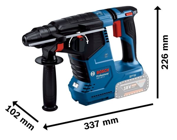BOSCH GBH 187 LI Akülü Kırıcı Delici 18 Volt (Çift Akülü)