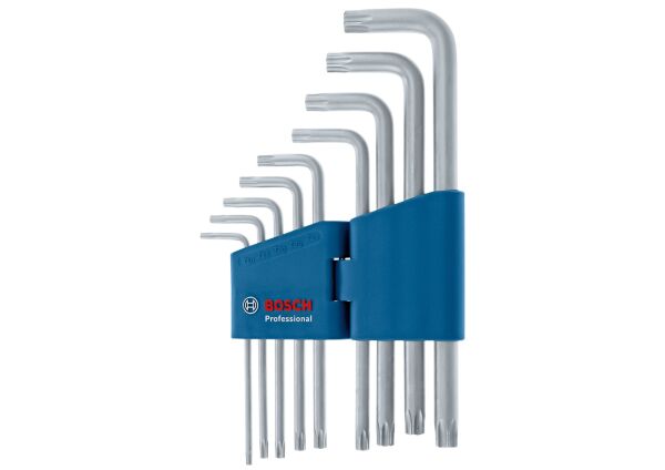 BOSCH Profesyonel Torx Alyan Anahtar Takımı 9 Parça (1600A01TH4)