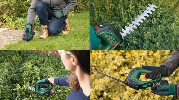 BOSCH AdvancedShear 18V-10 Akülü Çim ve Çit Kesme Makina Seti (Akü ve Şarj Aleti Hariç)