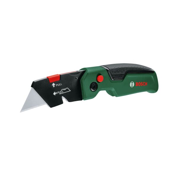 BOSCH Katlanır Maket Bıçağı (Kılıf + 10 Adet Yedek Bıçak)