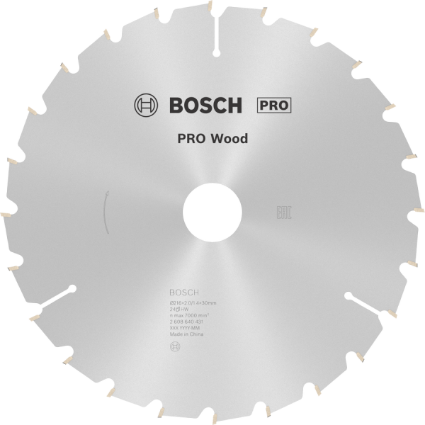 BOSCH Optiline Wood 216 mm 24 Diş Ahşap Elmas Daire Testere