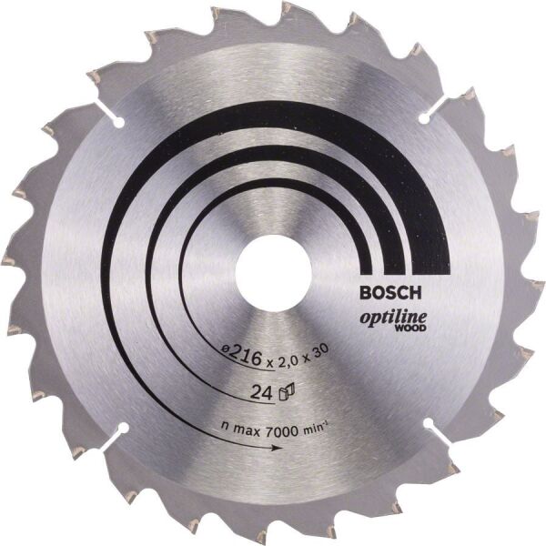 BOSCH Pro Wood 216 mm 24 Diş Ahşap Elmas Daire Testere Bıçağı