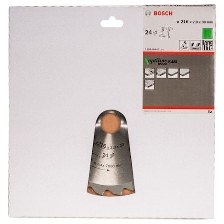 BOSCH Optiline Wood 216 mm 24 Diş Ahşap Elmas Daire Testere