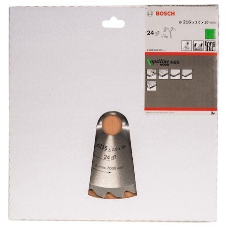 BOSCH Optiline Wood 216 mm 24 Diş Ahşap Elmas Daire Testere