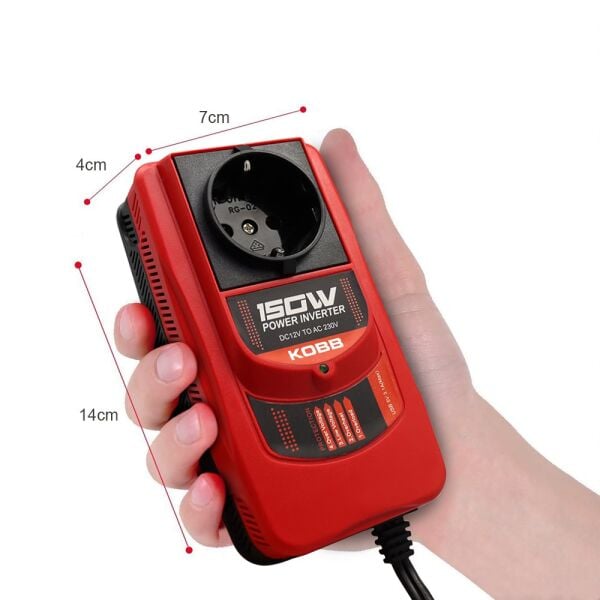 KOBB KBN150 Araç İçi Inverter 12V-220V 150 Watt