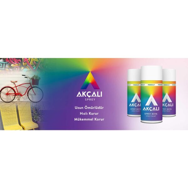 Akçalı Sprey Boya 301 Parlak Beyaz 400ml