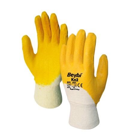 BEYBİ Kn2 Nitril İş Eldiveni 9 Numara (1 Çift)