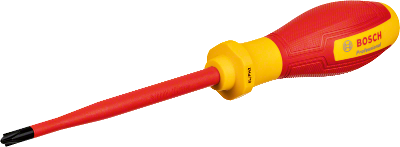BOSCH Profesyonel İzoleli 1000 Volt Tornavida SL PH2 x 125 mm (1600A02ND5)