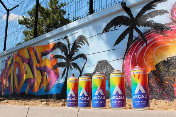 Akçalı Sprey Boya 357 Metalik Gri 400ml