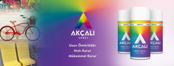 Akçalı Sprey Boya 357 Metalik Gri 400ml