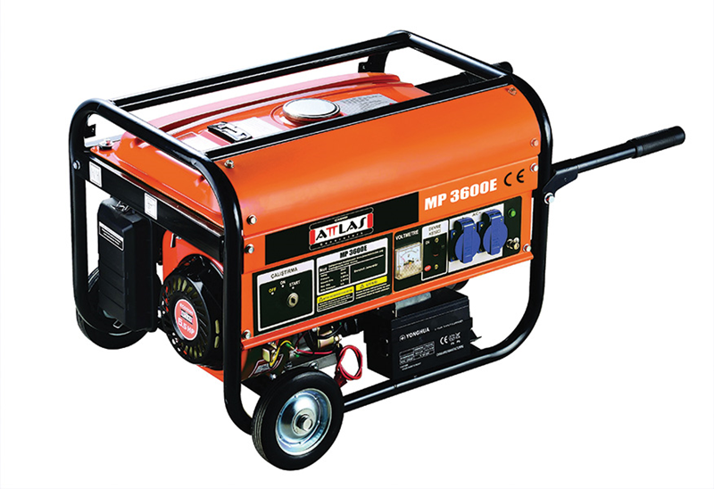 Attlas MP 3600 E Benzinli Monofaze Jeneratör - Marşlı