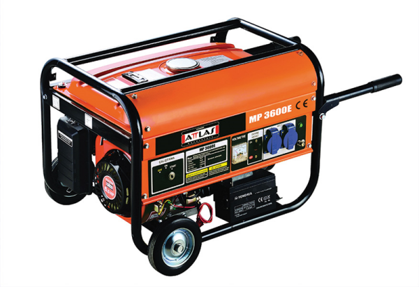 Attlas MP 3600 E Benzinli Monofaze Jeneratör - Marşlı
