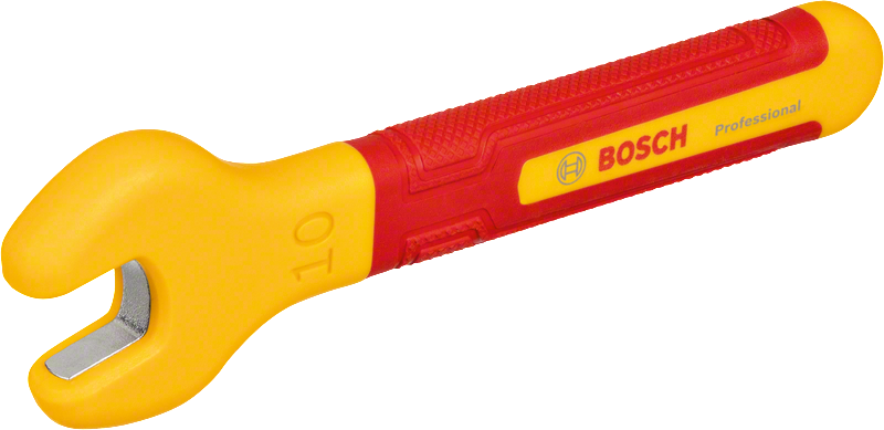 BOSCH Profesyonel İzoleli 1000 Volt Çatal Ağız Tek Anahtar 10 mm (1600A02NF0)