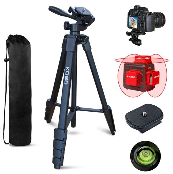KOBB KBL16T Su Terazili Alüminyum Tripod 160 cm
