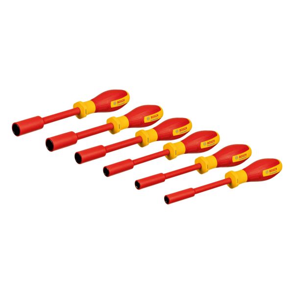 BOSCH Profesyonel İzoleli 1000 Volt 6 Parça Lokma Tornavida Takımı (1600A02NF3)