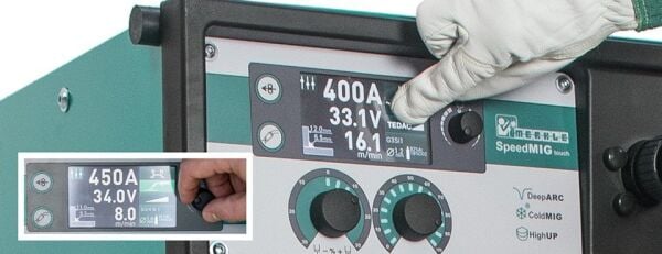 MERKLE GreenMIG 400 KW Gazaltı Kaynak Makinası 400 Amper (Sinerjik - Pulse - Su Soğutmalı)