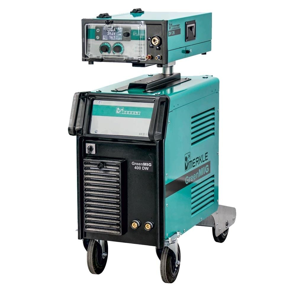 MERKLE GreenMIG 500 DW Gazaltı Kaynak Makinası 500 Amper (Sinerjik - Pulse - Su Soğutmalı)