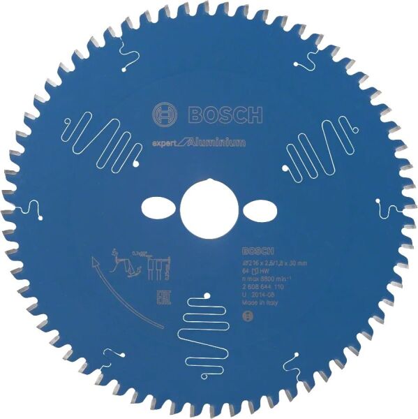 BOSCH Expert for Aluminyum 216x30x2,6 mm 64 Diş Aluminyum Elmas Daire Testere