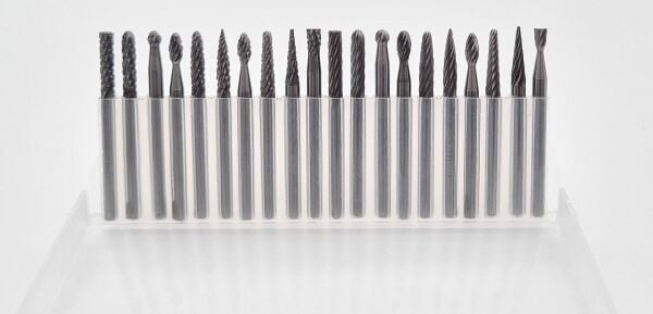 NEXON 20 Parça Elmas - Karbür Kalıpçı Freze Ucu Ahşap - Metal (3 mm Saplı)