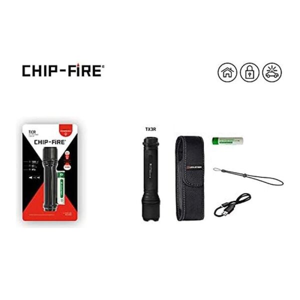 LEDLENSER Chip Fire TX3R Şarj Edilebilir El Feneri (502033)