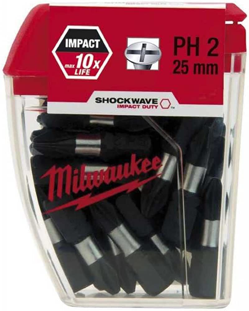 Milwaukee T4932430853 Yıldız Bits Uç Ph2x25mm Shockwave