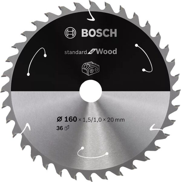 BOSCH 160x20x1,5 mm 36 Diş Ahşap Elmas Daire Testere Bıçağı